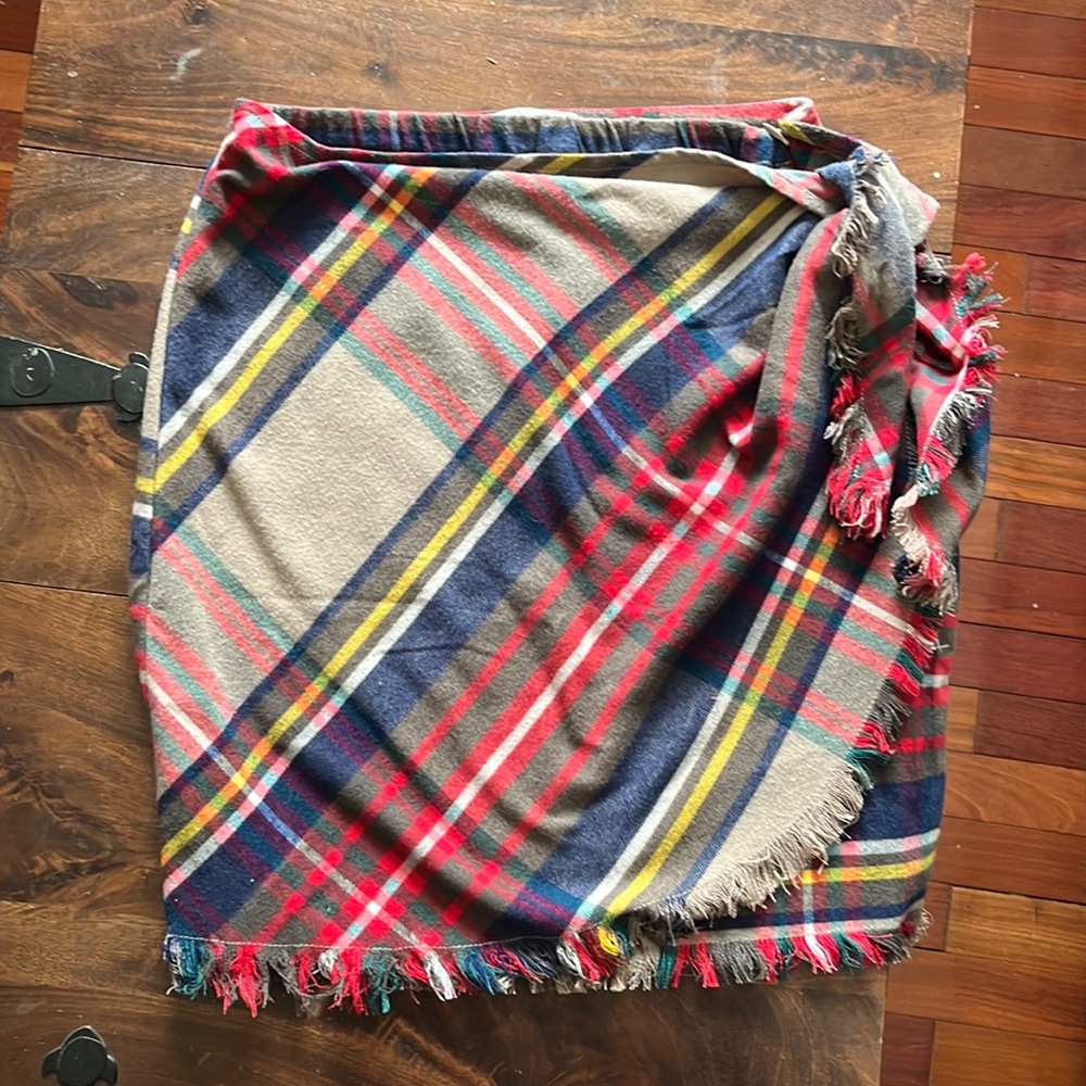 Cute plaid flannel skirt